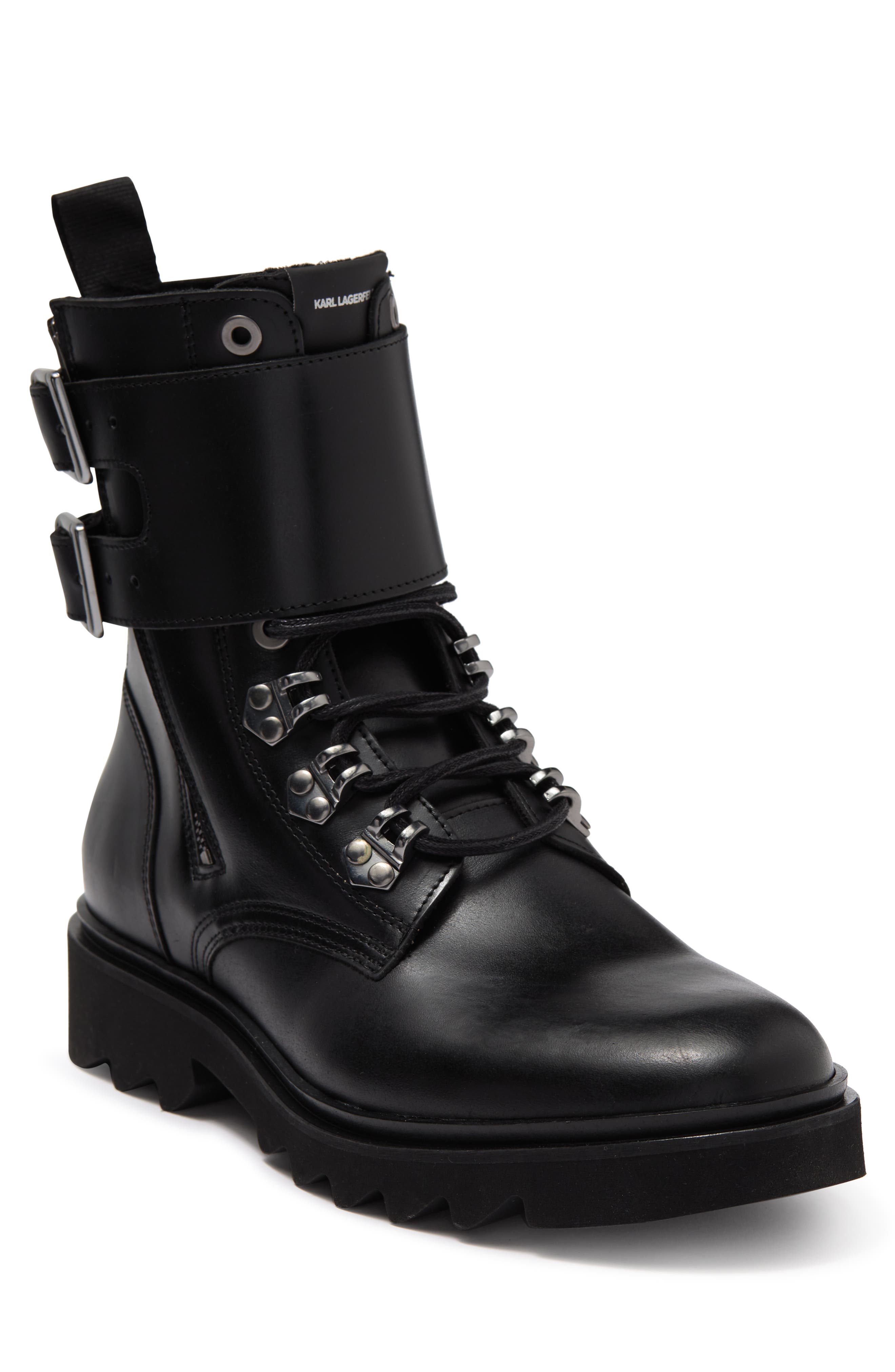 buckle strap boots