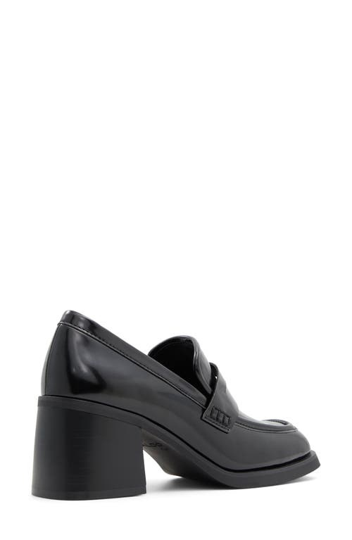 Aldo Naila Penny Loafer Pump In Other Black