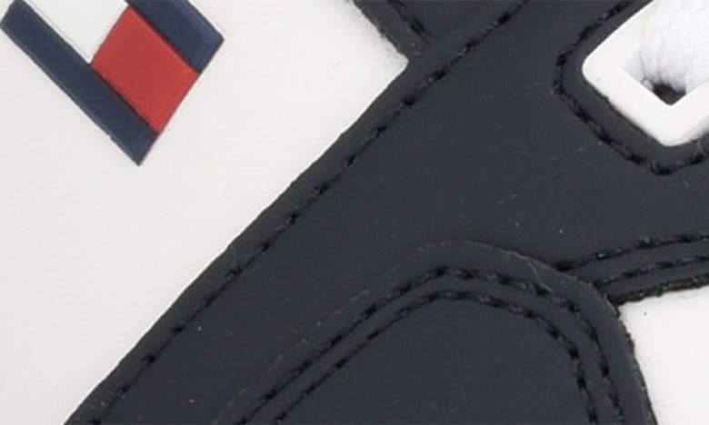 Shop Tommy Hilfiger Colorblock Sneaker In Dark Blue