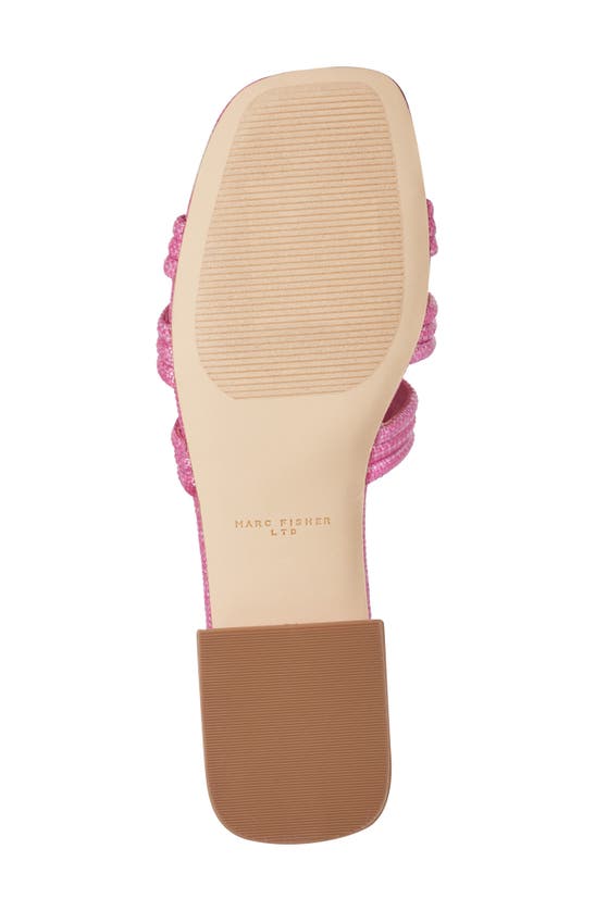 Shop Marc Fisher Ltd Casara Slide Sandal In Medium Pink 660