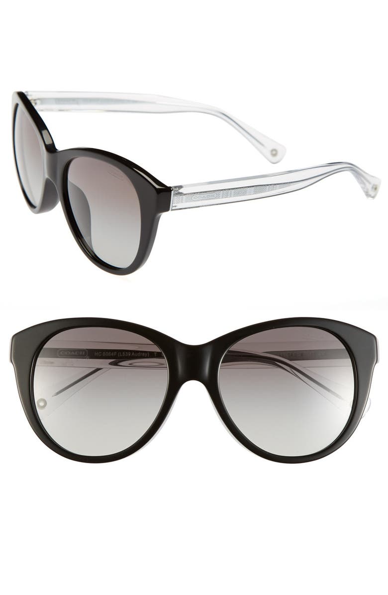 COACH 'Audrey' 54mm Oversized Sunglasses | Nordstrom