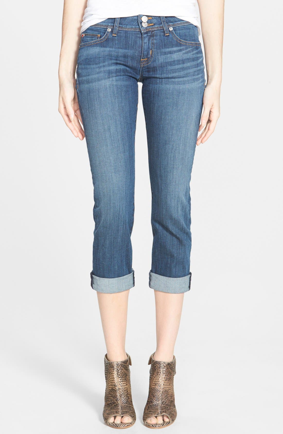 Hudson Jeans 'Ginny' Cuffed Skinny Jeans (Deco) Nordstrom