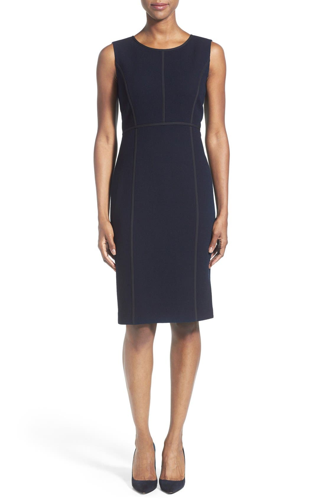Lafayette 148 New York 'Mariana' Wool Crepe Sheath Dress Nordstrom
