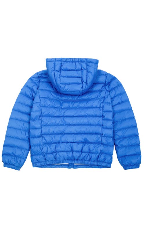 Shop Rokka&rolla Kids' Ultra Light Quilt Packable Down Jacket In Blue