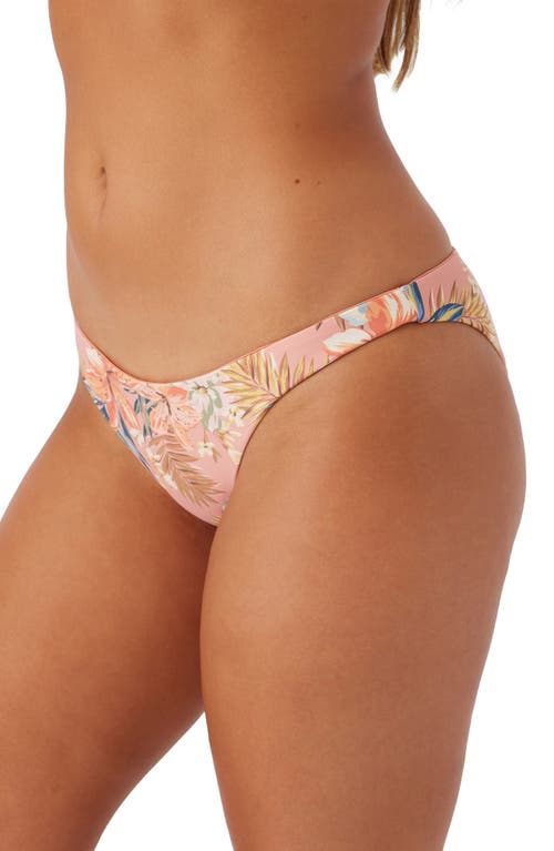 Shop O'neill Punta Tropical Rockley Bikini Bottoms In Canyon Clay