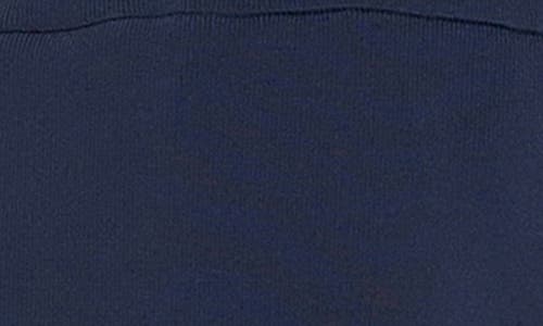 ENGLISH FACTORY ENGLISH FACTORY MIXED MEDIA LONG SLEEVE MINIDRESS