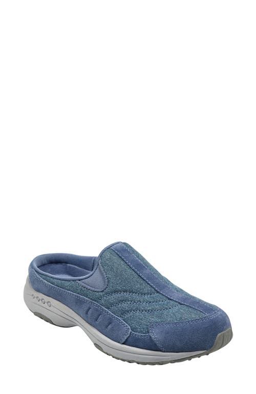 Traveltime Slip-On Sneaker in Blue Suede