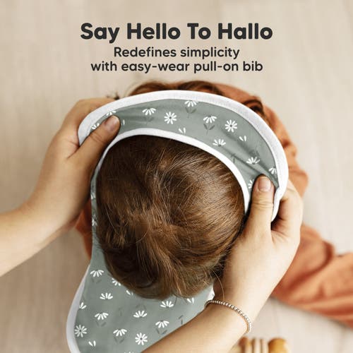 Keababies 8-pack Hallo Drool Bibs In Fleur