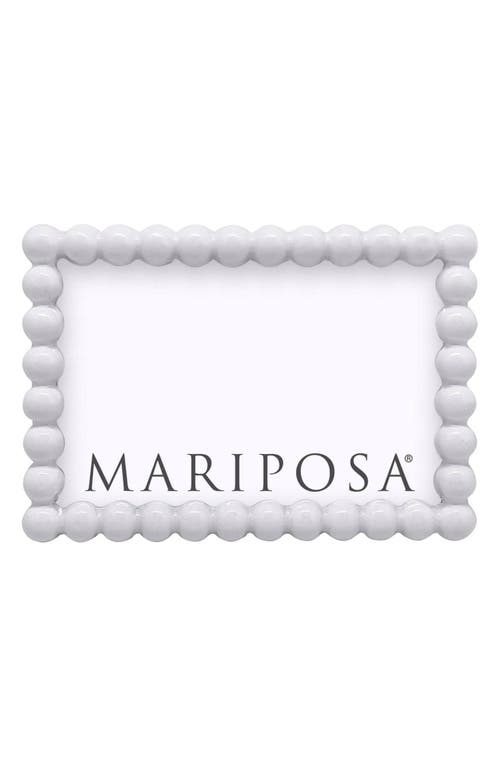 Mariposa Baubles Picture Frame in White 