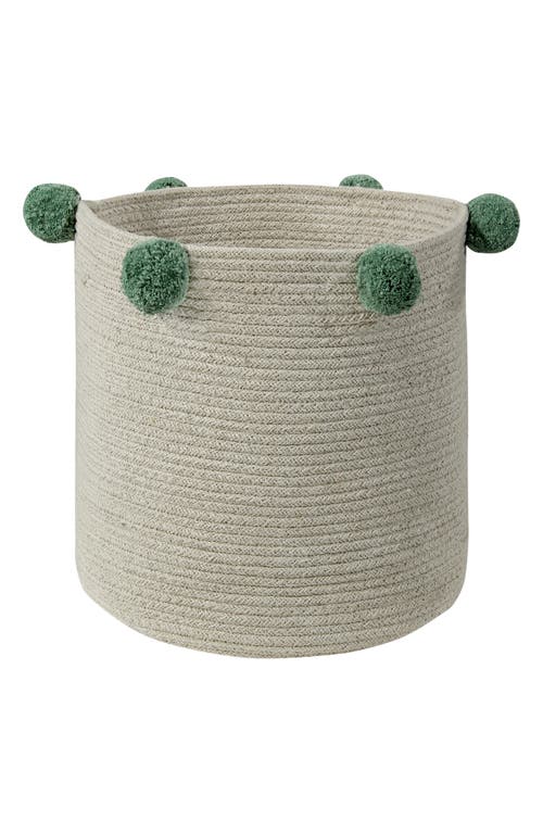 Lorena Canals Bubbly Basket in Natural/Green at Nordstrom