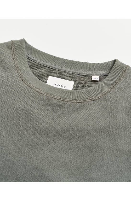 Shop Billy Reid Dock Elbow Patch Sweatshirt In Washed Grey