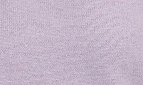 Rain And Rose Imitation Pearl Sweater In Lavender