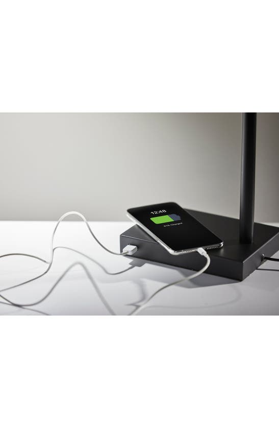 Adesso Lighting Colby Led Desk Lamp In Black Painted Metal