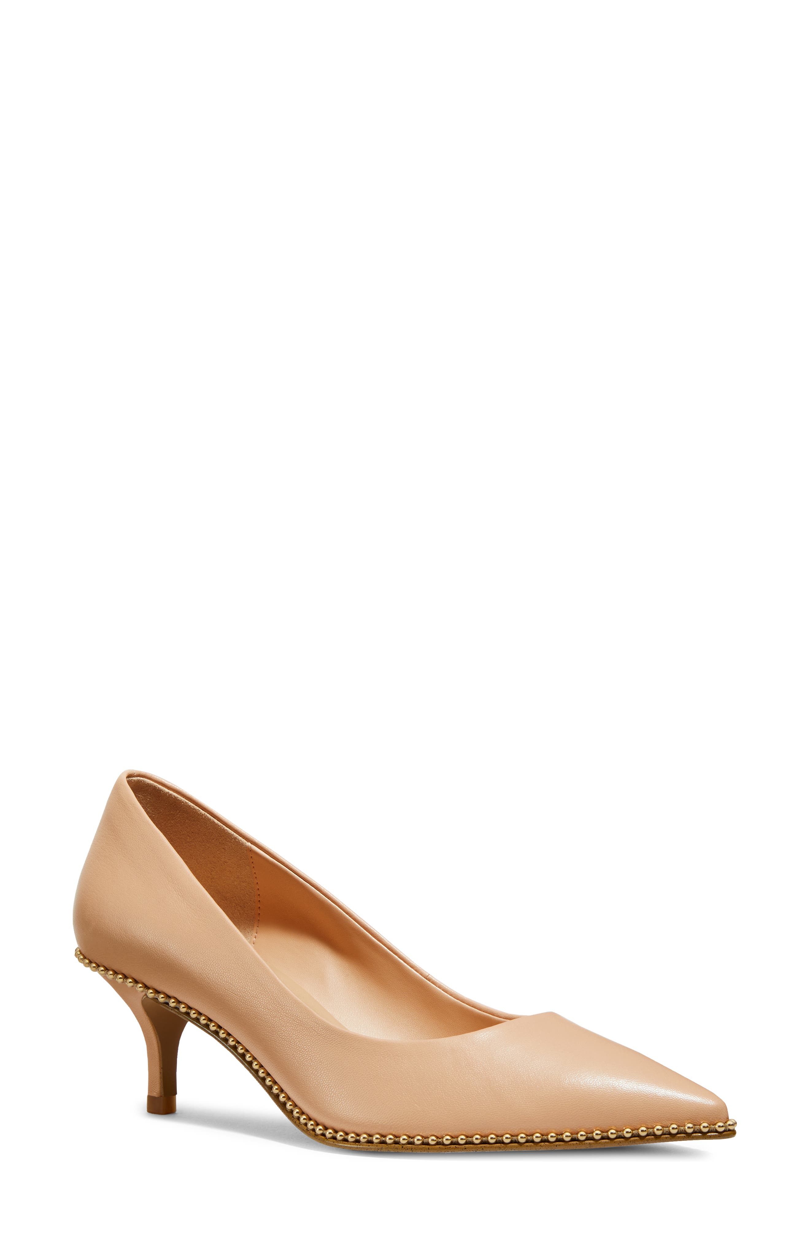 coach nude pumps