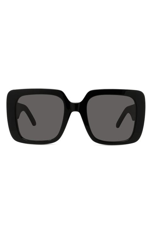 Wildior 55mm Square Sunglasses in Black/Grey