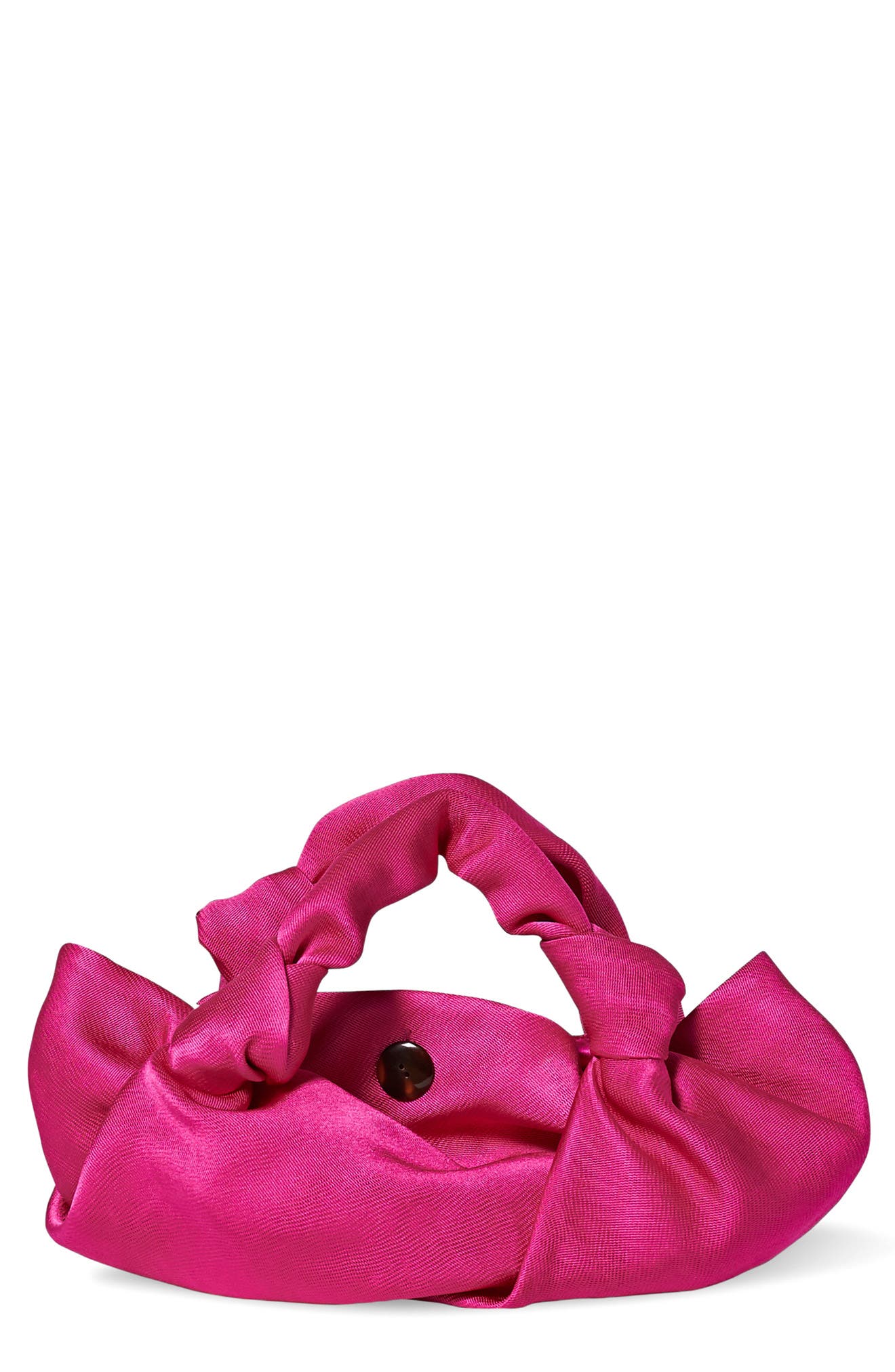 THE ROW Ascot Two Silk Bag, Main, color, FUCHSIA