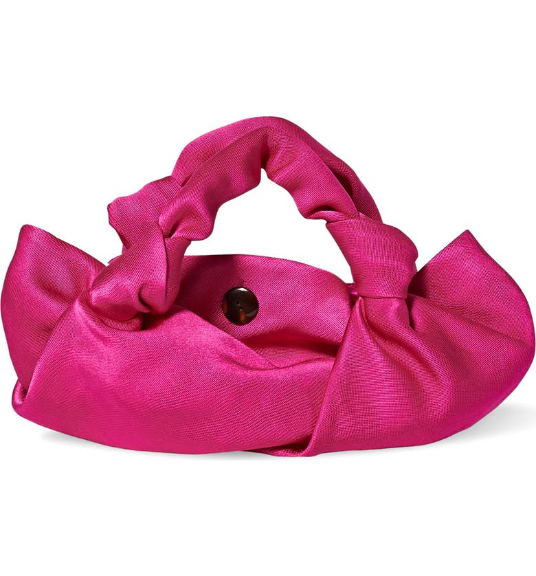 THE ROW Ascot Two Silk Bag, Main, color, FUCHSIA