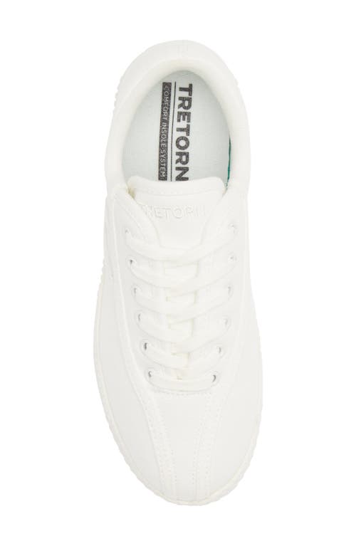 Tretorn 'nylite' Sneaker In New White/white