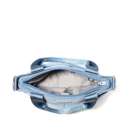 Shop Baggallini Mini Carryall Crossbody Tote Bag In Cornflower