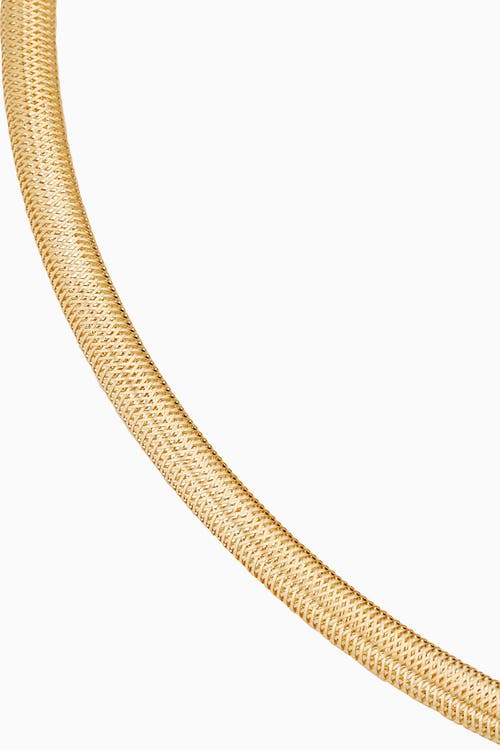 Shop Oradina 14k Yellow Gold Mesh Glamour Choker