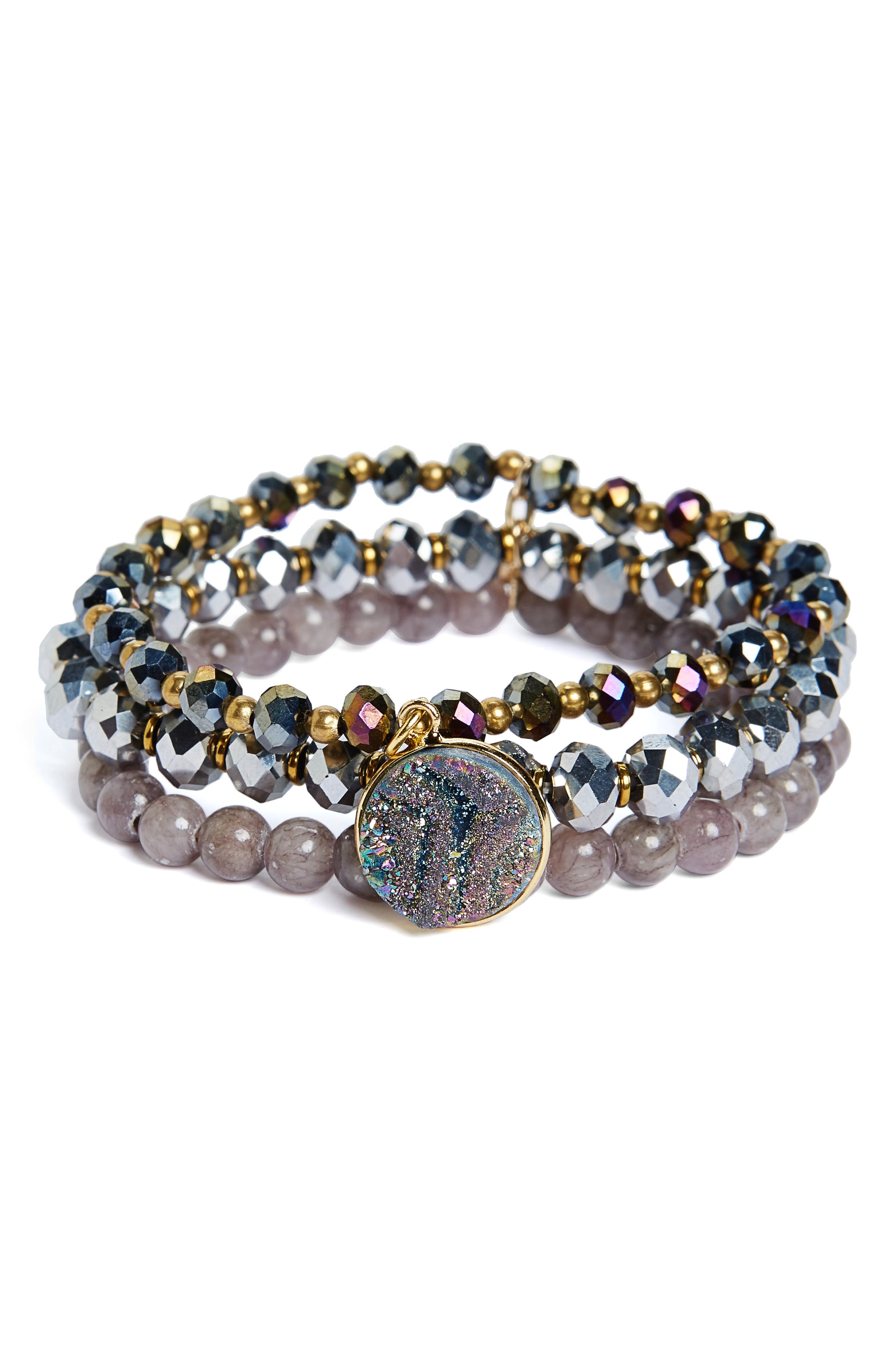 Panacea Boxed Set of 3 Beaded Bracelets Nordstrom