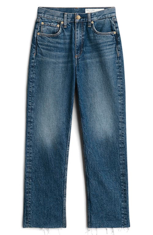 RAG & BONE RAG & BONE HARLOW RAW HEM RELAXED STRAIGHT LEG JEANS 