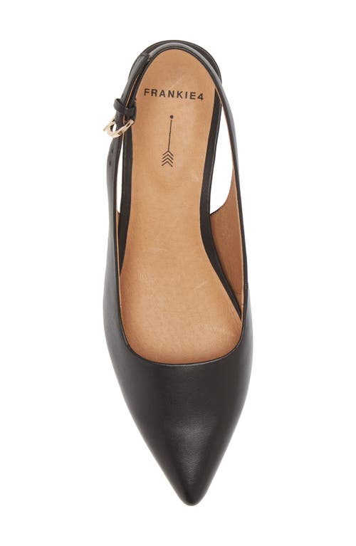 Frankie4 Juliett Iii Pointed Toe Slingback Pump In Black