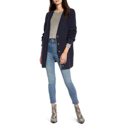 Treasure & Bond Cable Cardigan, Blue