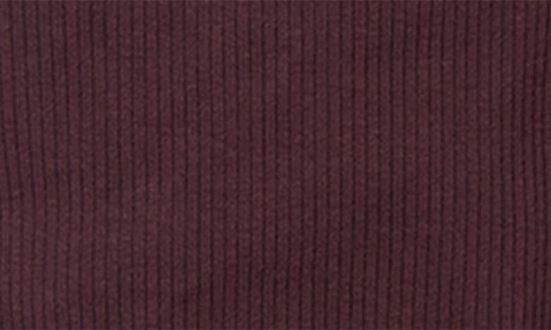 Mori Ribbed Fitted Overall Romper In Ribbed Berry