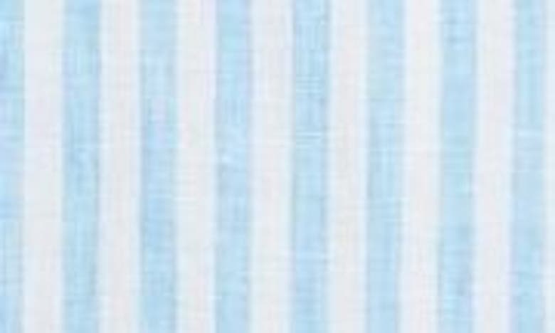 Shop Lilly Pulitzer ® Jazmyn Stripe Bell Sleeve Linen Tunic Dress In Lunar Blue Bimini Stripe