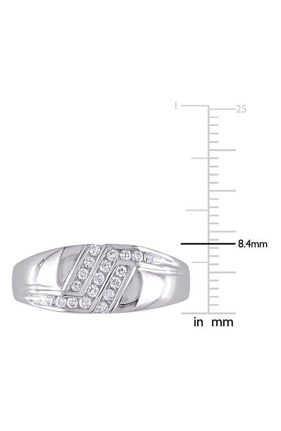 Delmar Diamond Ring In White Gold