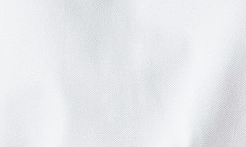 Grey Lab Cotton Piqué Polo In White