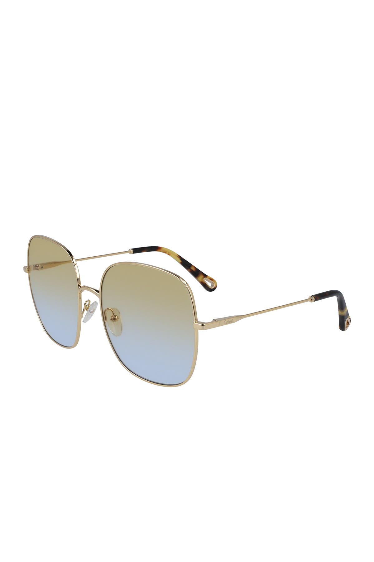 chloe 59mm eliza classic square sunglasses