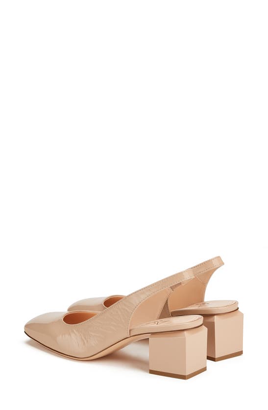 Shop Agl Attilio Giusti Leombruni Angie Block Heel Slingback Pump In Basic