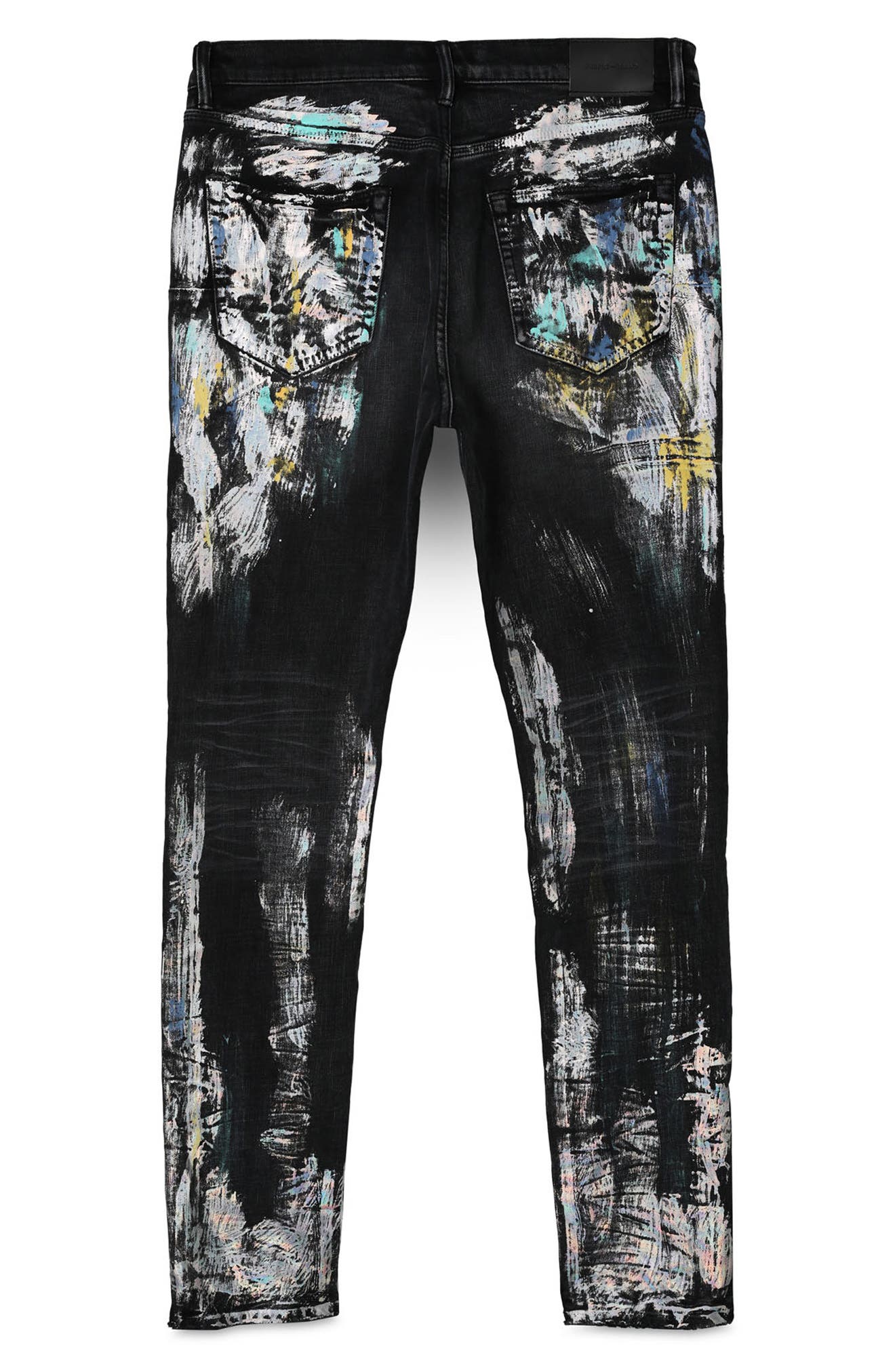 PURPLE BRAND PURPLE Paint Splatter Skinny Jeans Nordstromrack