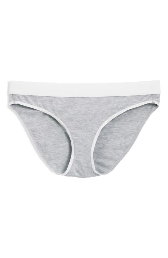 Tomboyx Stretch Modal Bikini In Heather Gray