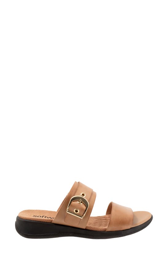 Softwalk Toki Slide Sandal In Tan