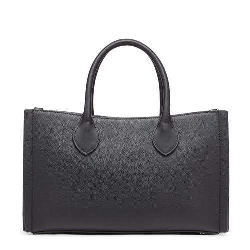 Karl Lagerfeld Paris Cerise Satchel In Black/gunmetal
