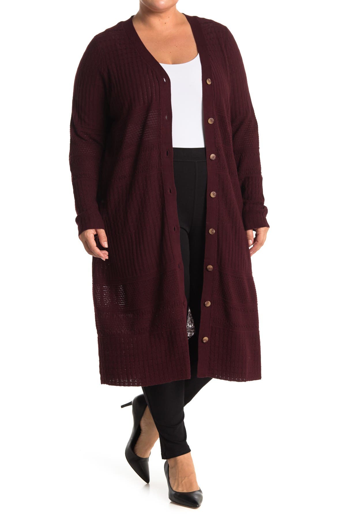 long knit duster cardigan