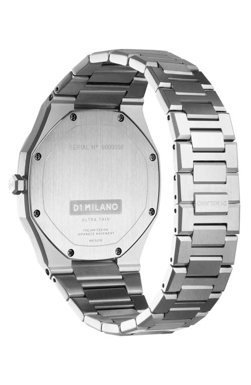 D1 Milano Ens Green D1-atbj12 Automatic Bracelet Stainless-steel Automatic Watch In Green/silver