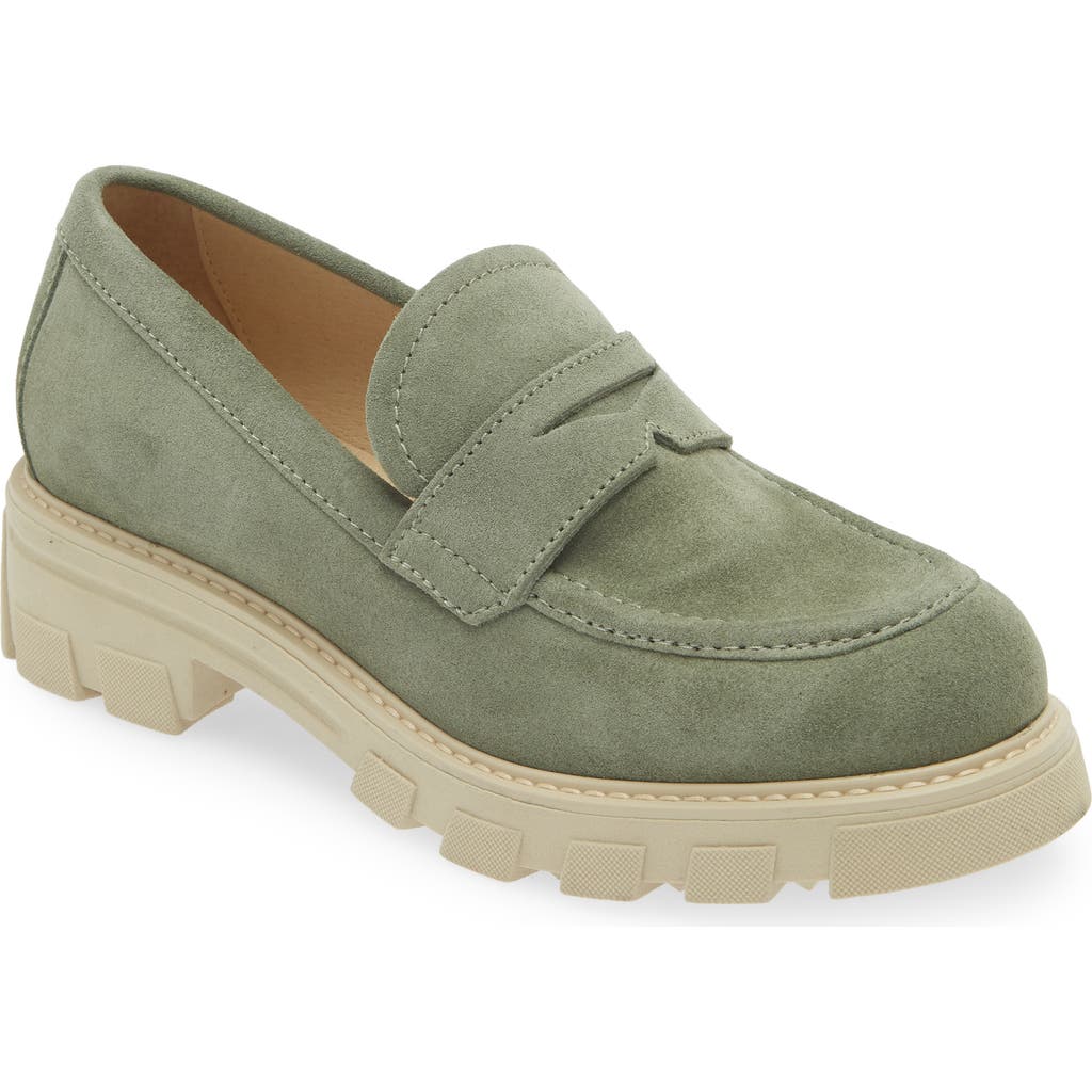 La Canadienne Bevon Loafer In Sage