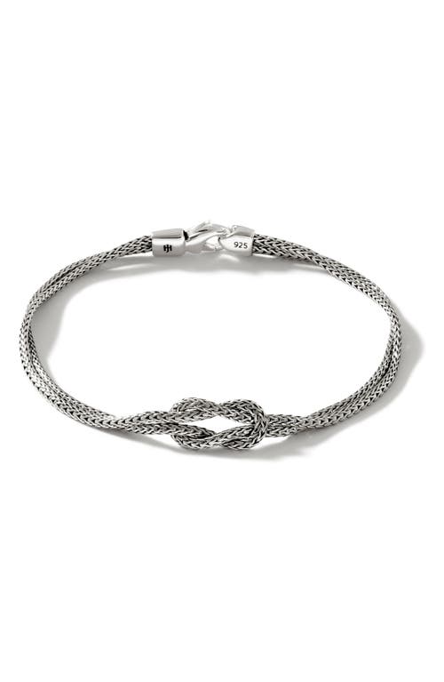 John Hardy Classic Chain Knot Layered Rope Bracelet in Silver at Nordstrom