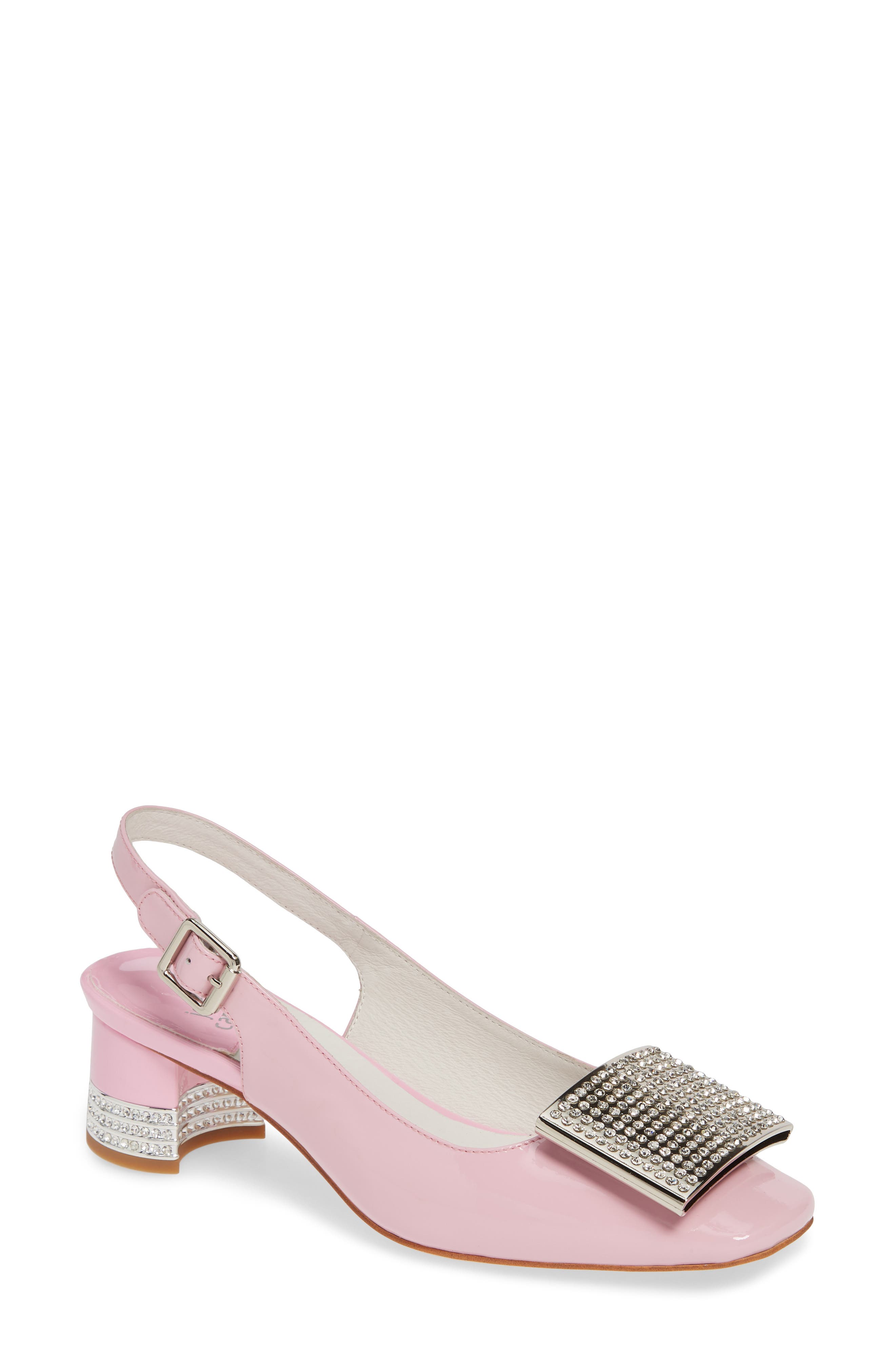 Jeffrey Campbell Billion Jewel Slingback Pump, Pink