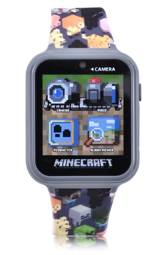 Accutime Kids' Minecraft Itimes Smartwatch In Gray