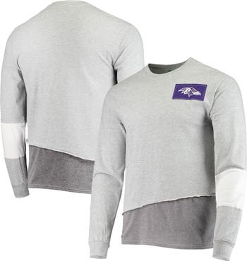 REFRIED APPAREL Men's Refried Apparel Gray Baltimore Ravens Sustainable  Angle Long Sleeve T-Shirt
