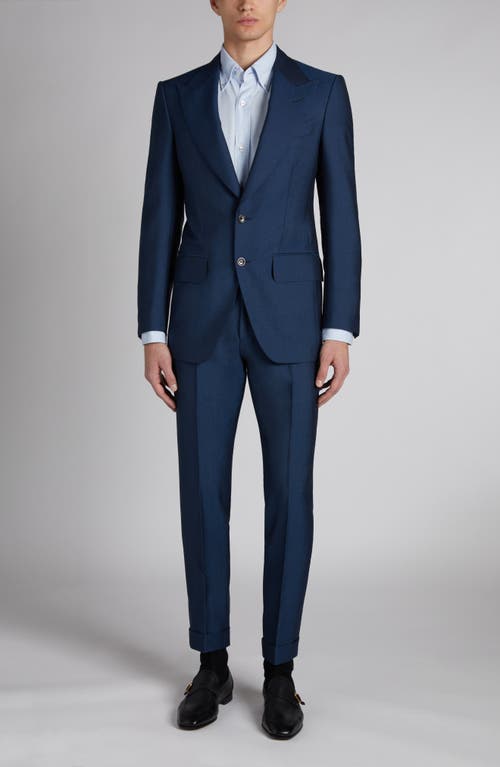 Shop Tom Ford Atticus Wool & Mohair Suit In Navy