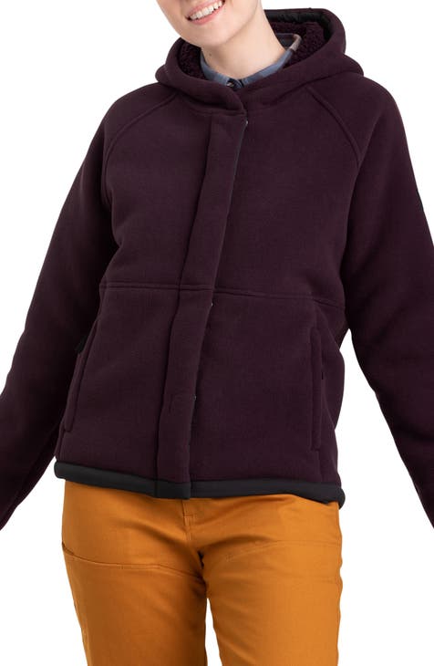 Brown Hoodie Sweatshirt 18023 main image 1