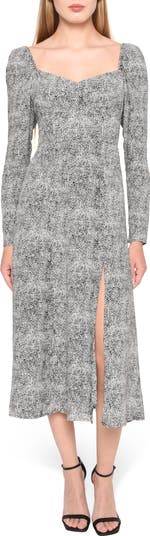 YOUNG LOVE WOVEN MIDI DRESS main image 1