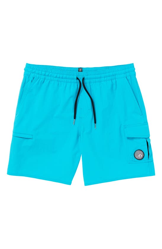 Shop Volcom Truly Liberators Swim Trunks In Clearwater