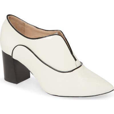 Johnston & Murphy Lenna Laceless Oxford- White
